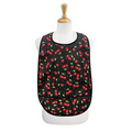 Black Cherries Nibble & Dribble Adult Bib